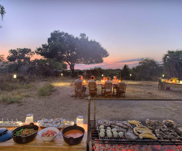 Dinner at Roha Ya Selous, Selous Game Reserve, Tanzania